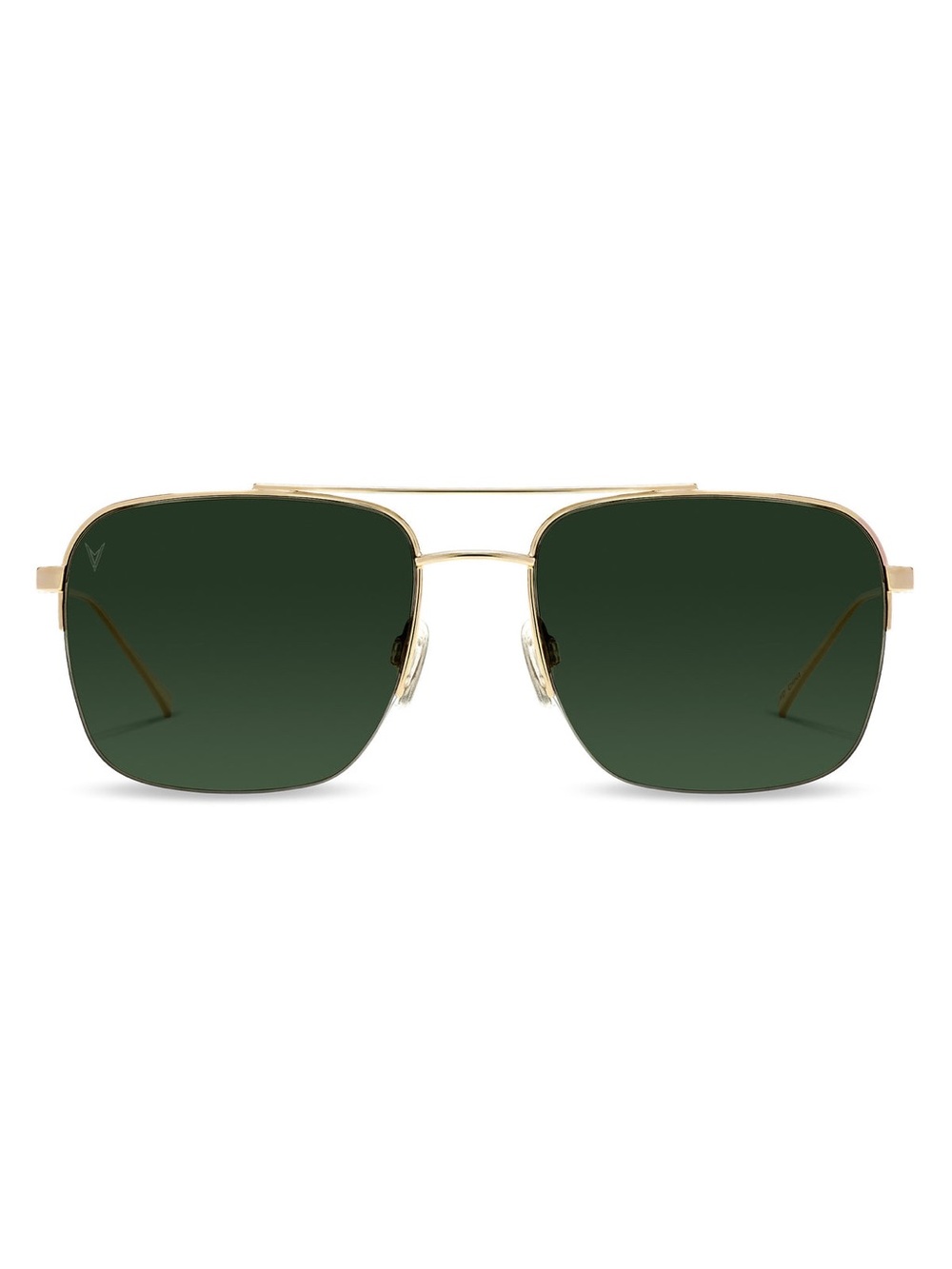 Vincero  Aviator Sunglasses Polarized The Marshall Gold Green Lens/ Classic